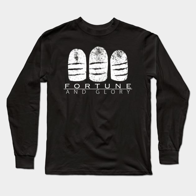 Fortune and Glory Long Sleeve T-Shirt by Kaybi76